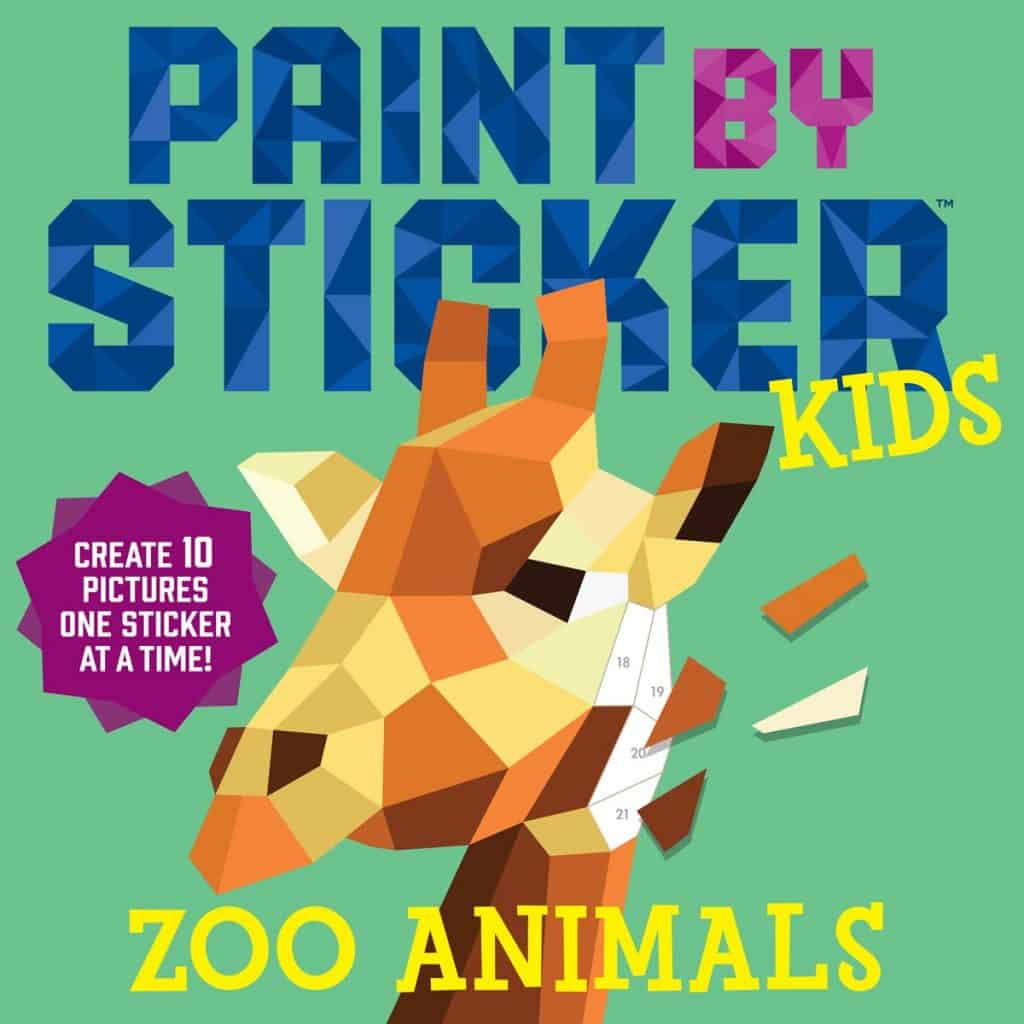Paint by stickers book.