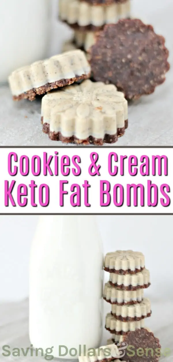 Cookies and Cream Keto Bomb Recipe