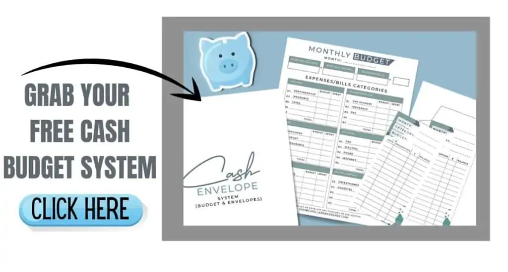 Grab your free cash budget system printables.