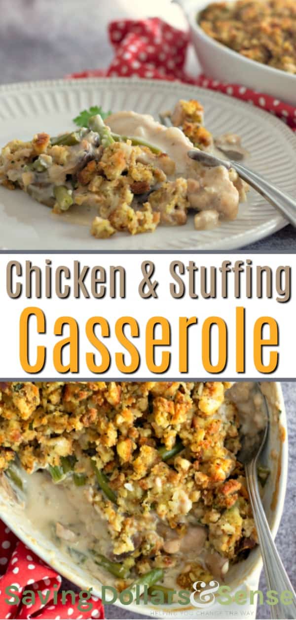 Chicken Stuffing Casserole