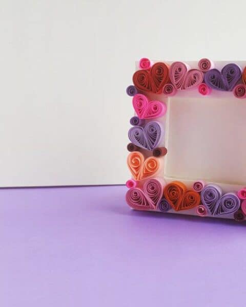 Paper Quilling Art Photo Frame
