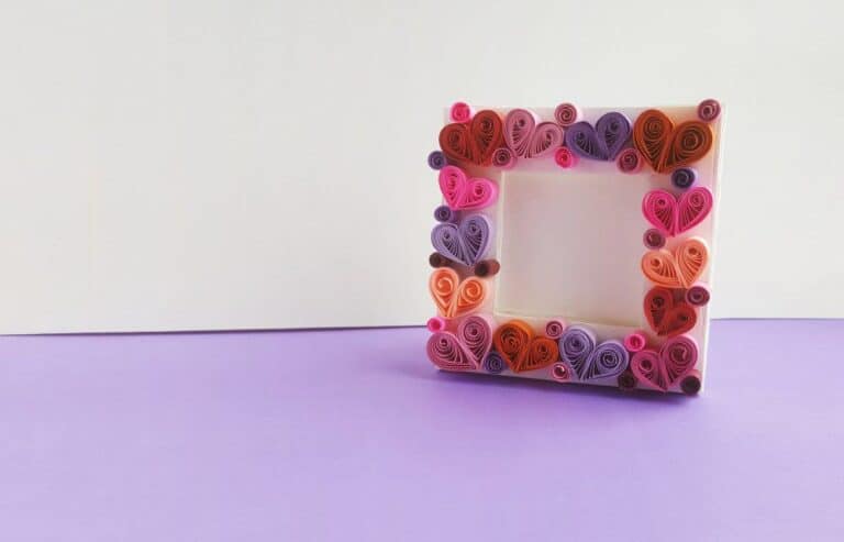 Paper Quilling Art Photo Frame 