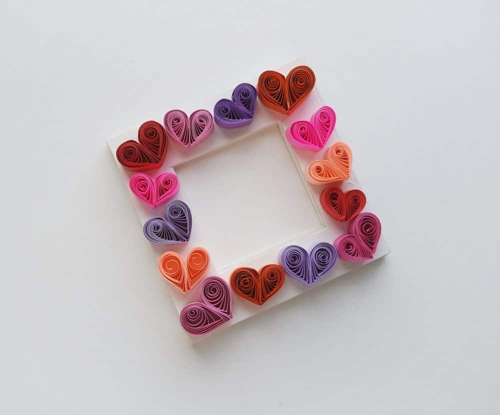 Paper Quilling Art Photo Frame