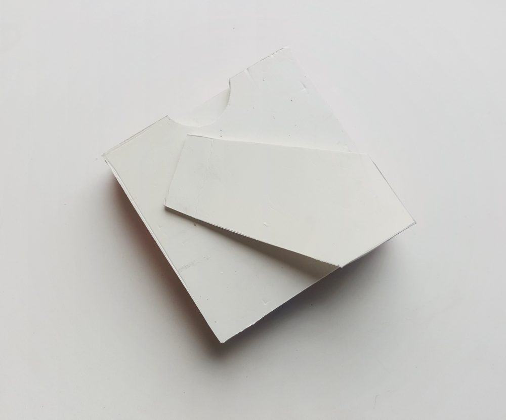 paper quil frame back end.