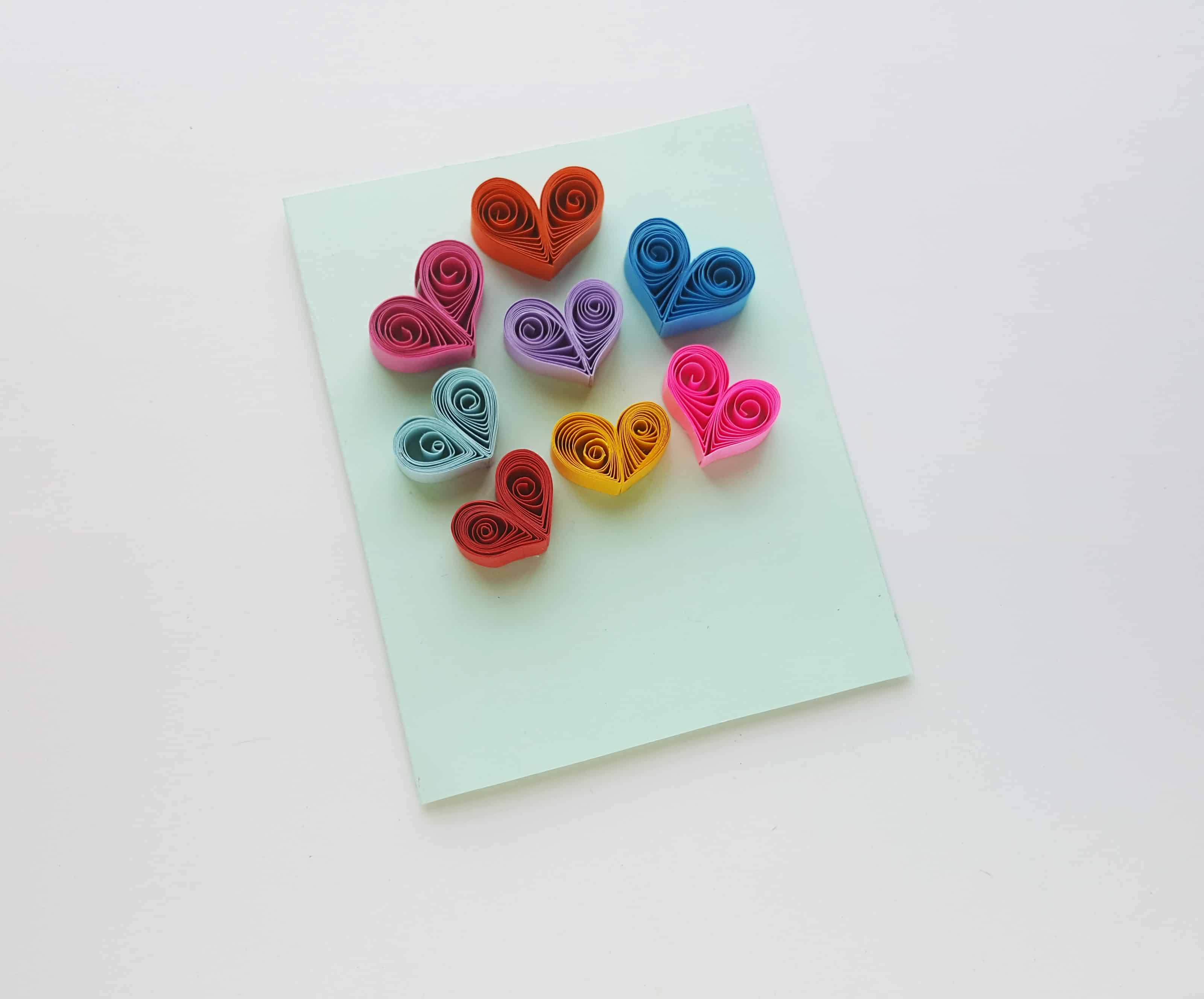 How to Make 3 Super Simple Quilling Paper Hearts