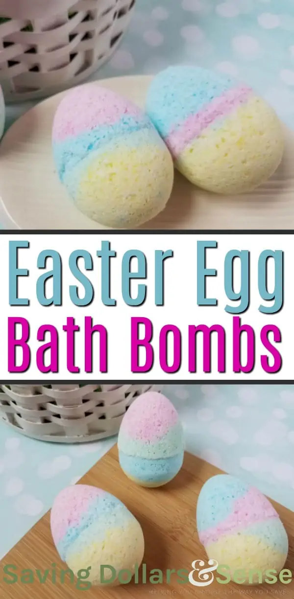 Colorful Easter Egg Bath Bombs