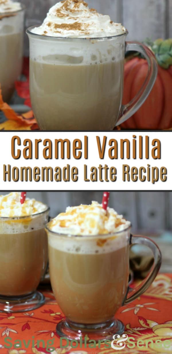 Homemade Caramel Vanilla Latte Recipe