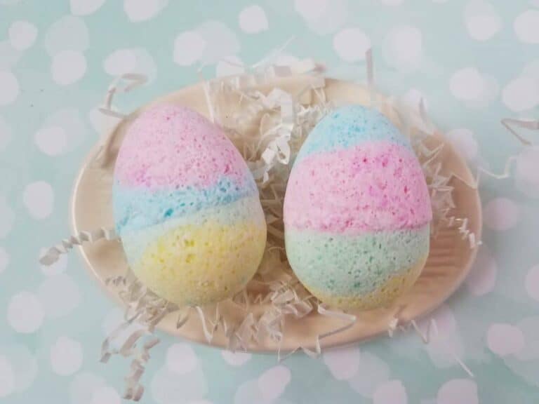 Colorful Easter Egg Bath Bombs Saving Dollars & Sense