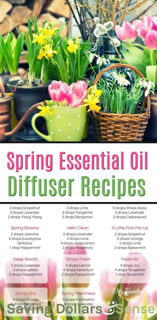 Essential Oil Diffuser Recipes for Spring
