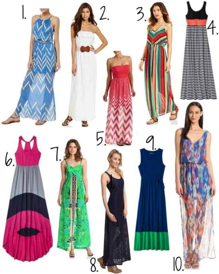 women wearing maxi dresses