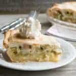 Old Fashioned Rhubarb Custard Pie - Saving Dollars &amp; Sense