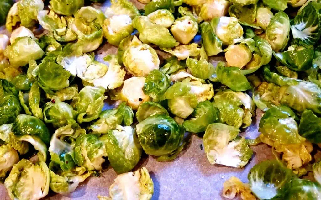 baking brussel sprouts in oven