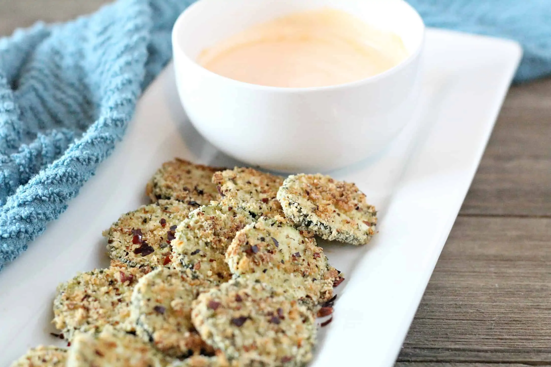 Spicy Zucchini Chips