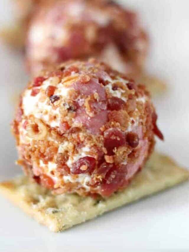 Bacon Cheese-ball Bites Story