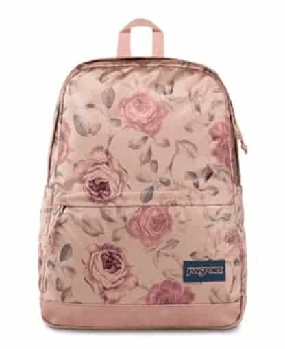 Jansport rose print backpack