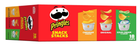 Pringles snack stacks.