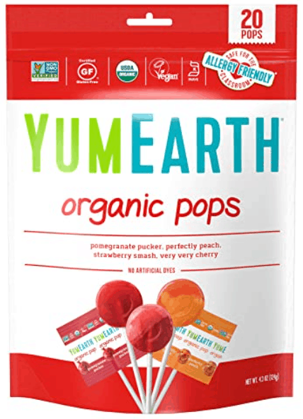 Yum Earth organic pops