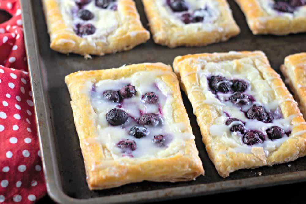 Lemon Blueberry Cream Cheese Danish