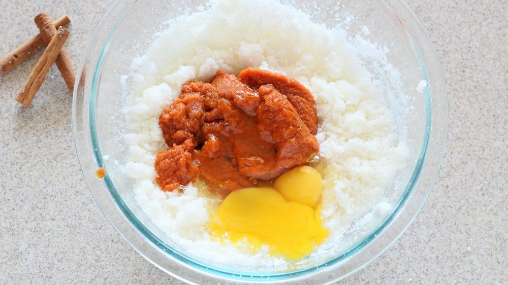 Ingredients for Orange Pumpkin Pecan Squares