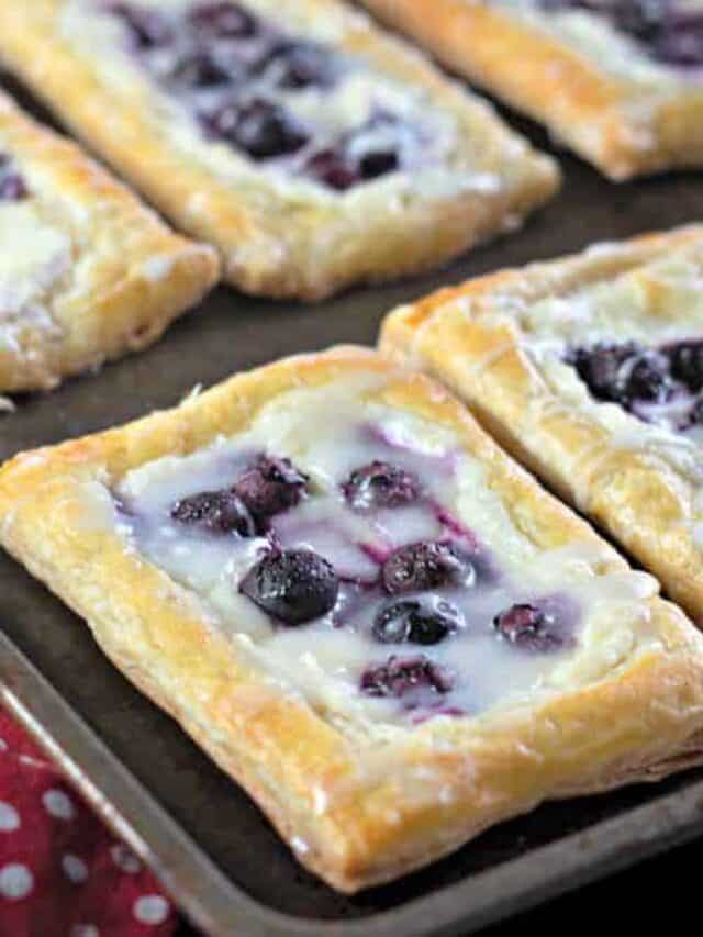 Lemon Blueberry Cream Cheese Danish