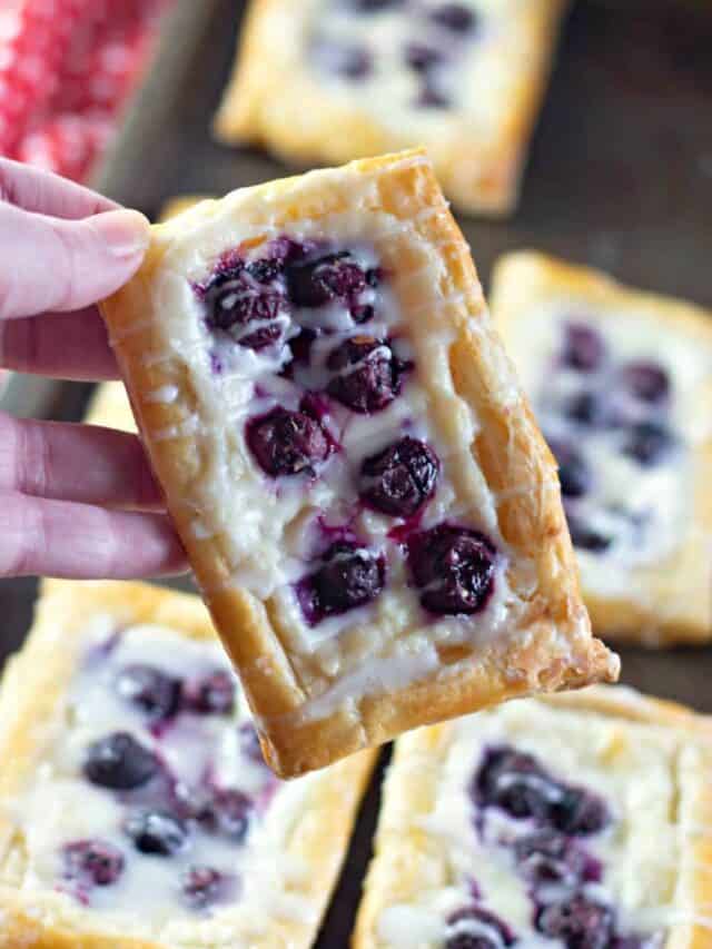Lemon Blueberry Cream Cheese Danish