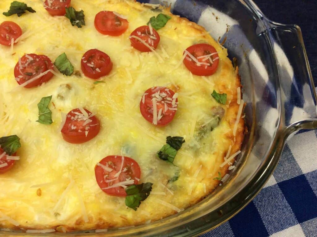 Bacon and Spinach Egg Casserole Recipe