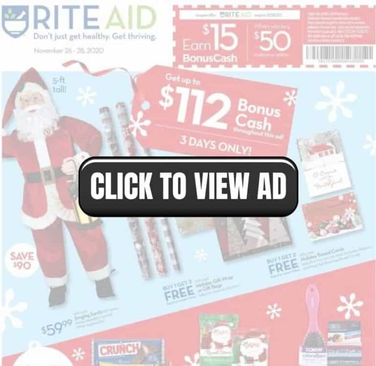 Rite Aid Black Friday ad.