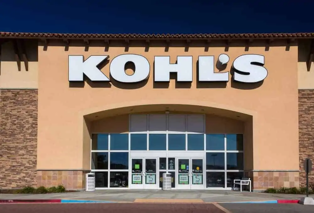 Kohl\'s department store exterior. Kohl\'s Corporation is an American department store retail chain.