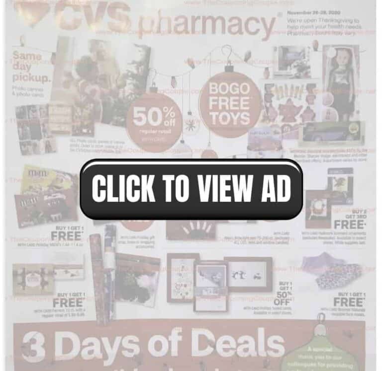 CVS Pharmacy black Friday ad click to view.