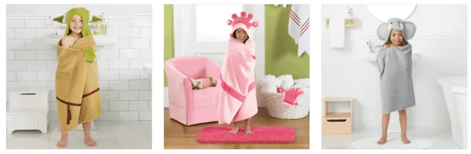 Kids hooded towels on sale.