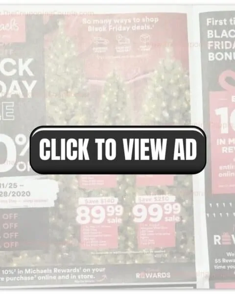 Michael's Black Friday ad click to view.