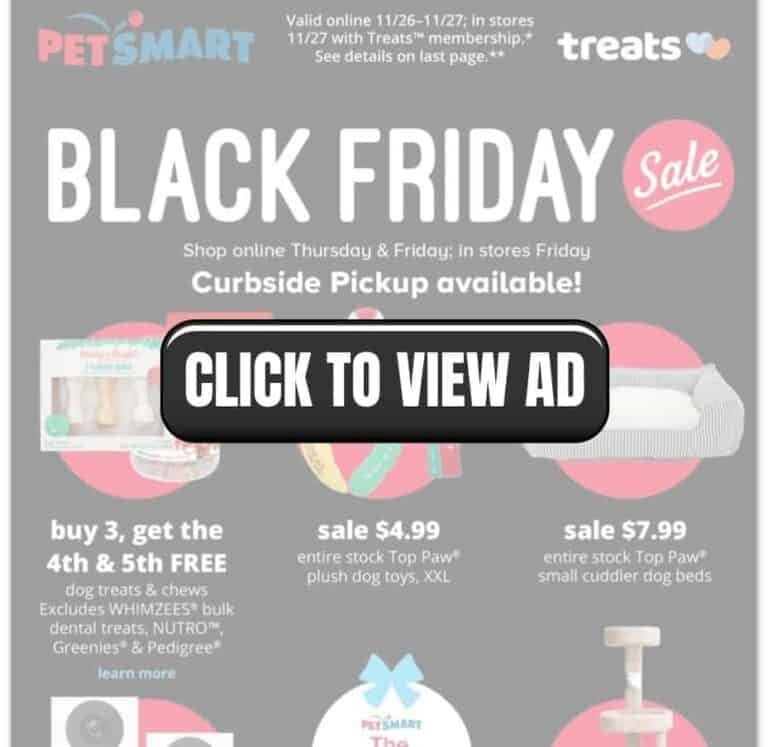 PetSmart Black Friday click to view ad.