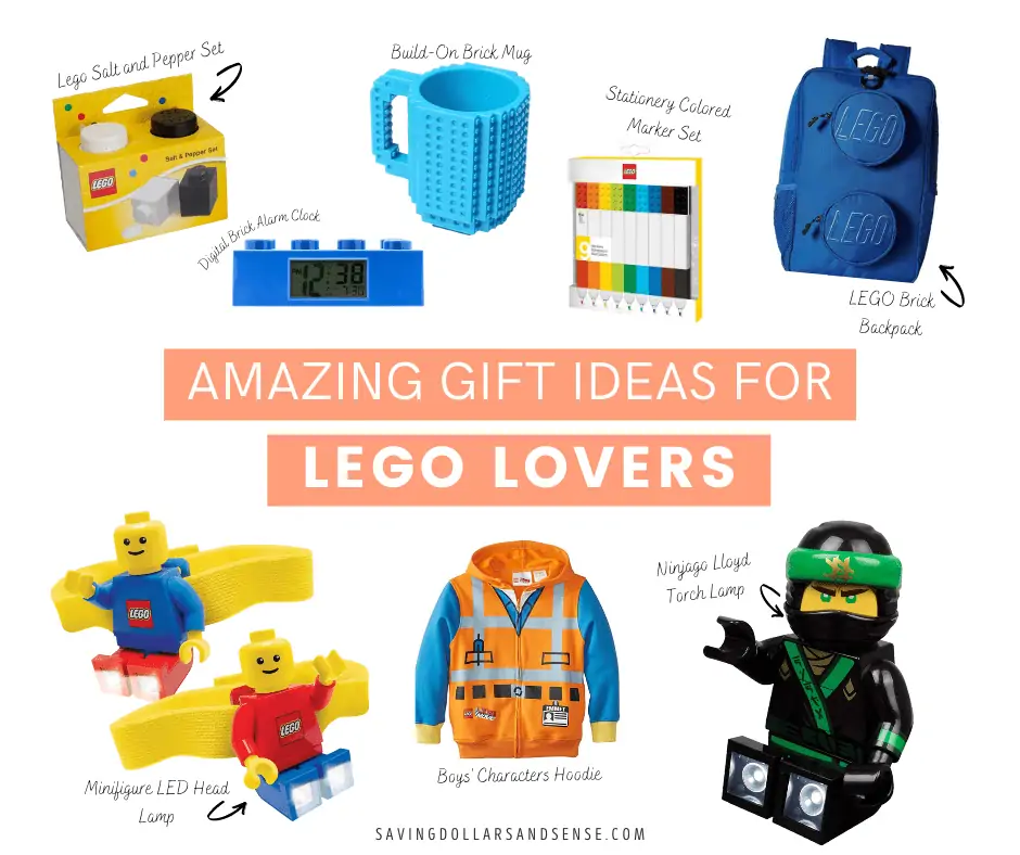 Gift ideas for Lego lovers.