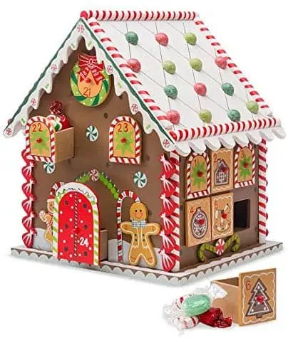 Gingerbread advent calendar.