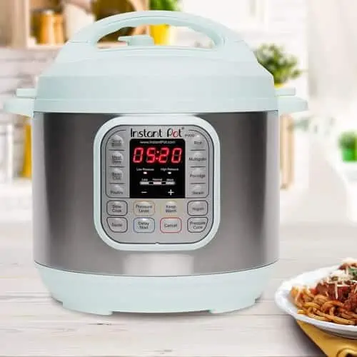 instant pot duo sitting on a table