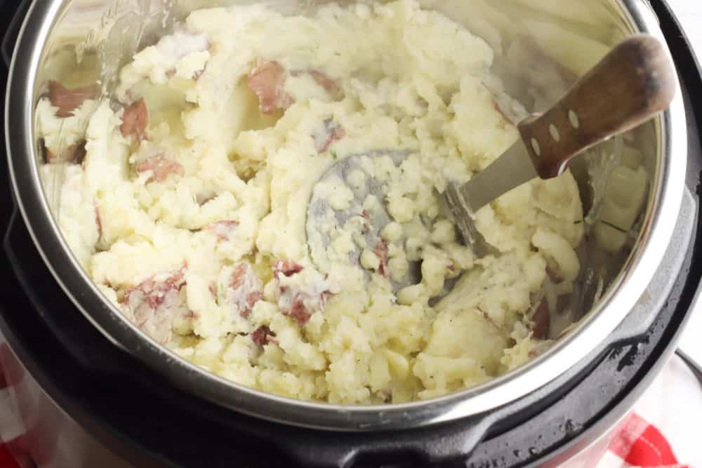 instant pot red potatoes with potato masher