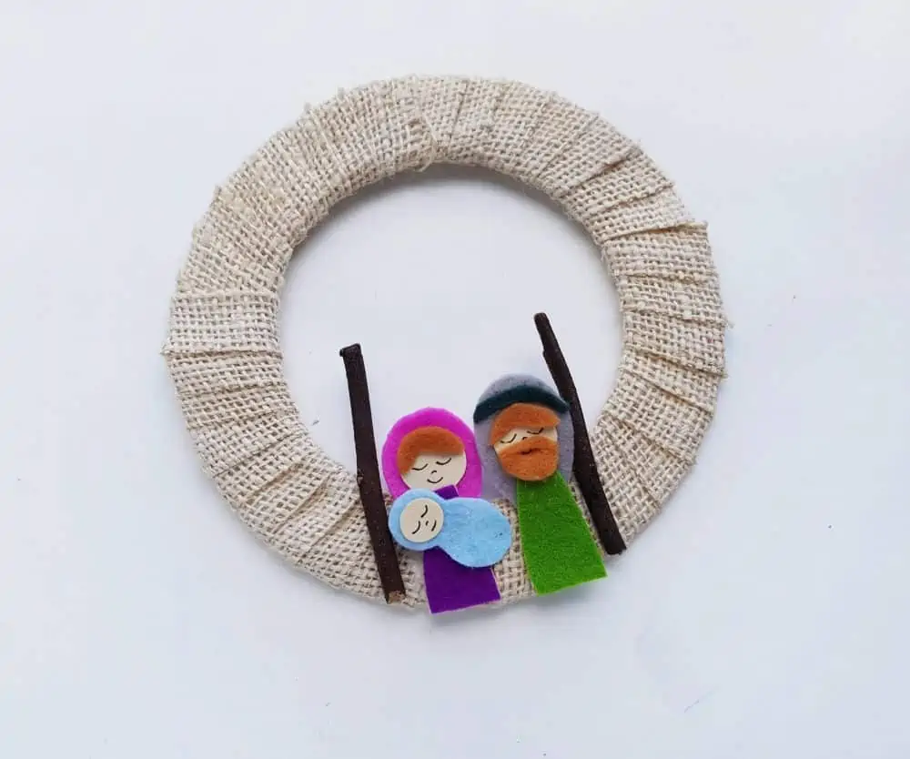 DIY Christmas Story wreath