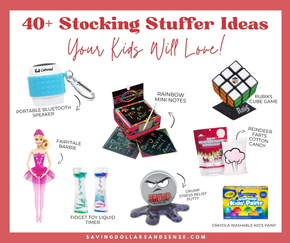 40+ Stocking Stuffer Ideas Your Kids Want - Saving Dollars and Sense