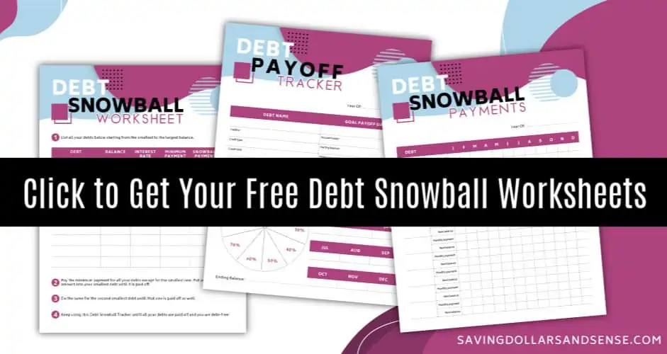 Free Debt Snowball Worksheet Collection