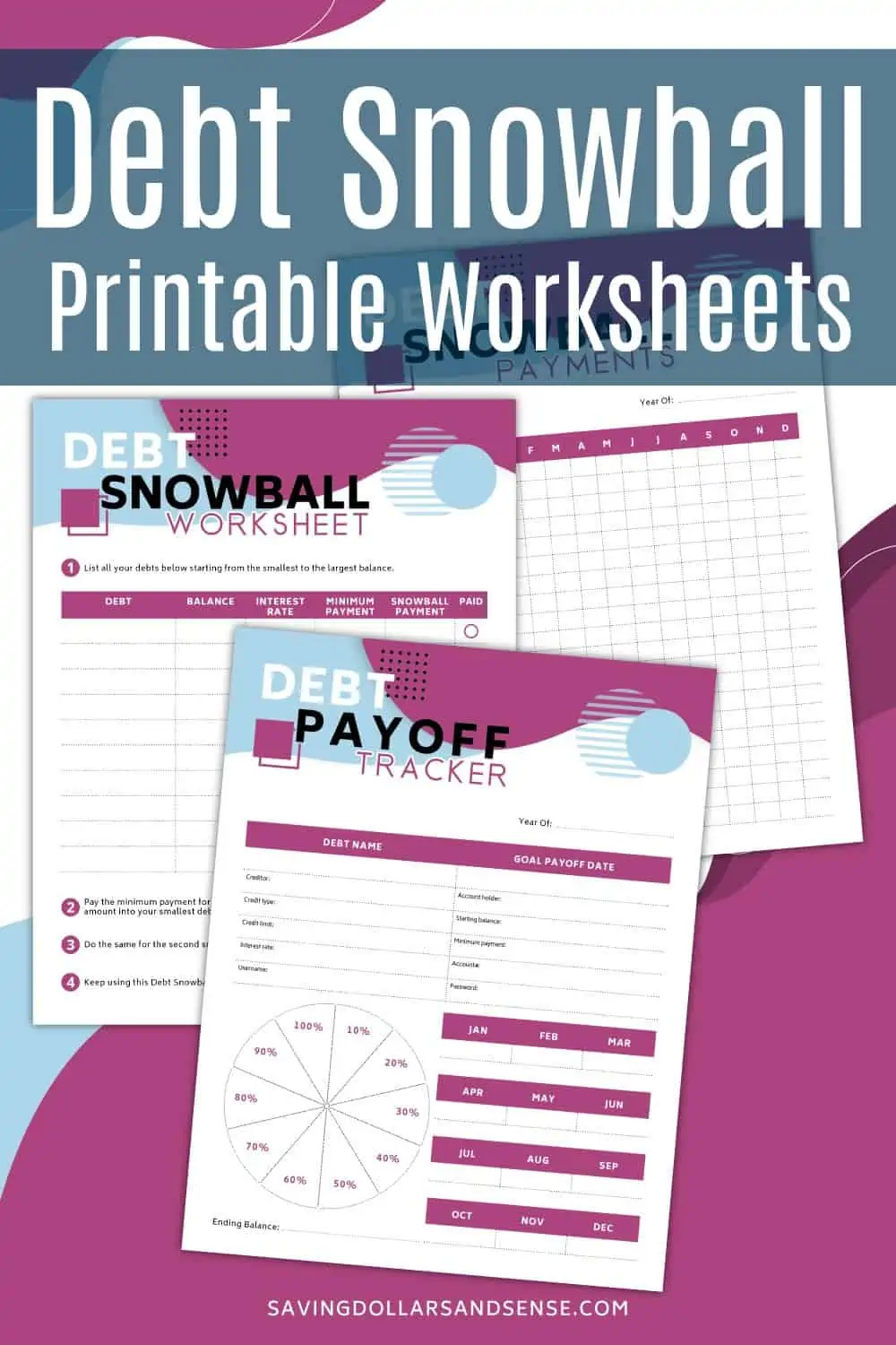 Free Debt Snowball Worksheet Collection