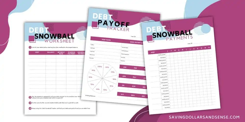 Free Debt Snowball Worksheet Collection 