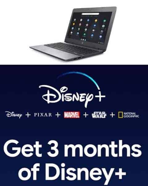 Disney+ and chromebook