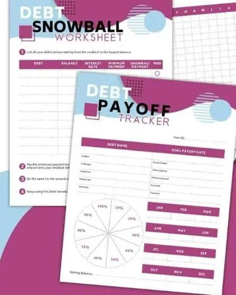 Debt Snowball Worksheet Collection