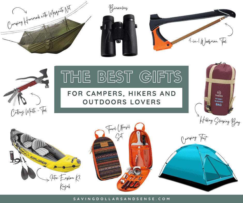 Holiday Gift Guide for Campers, Hikers and Outdoors Lovers - Saving Dollars  and Sense