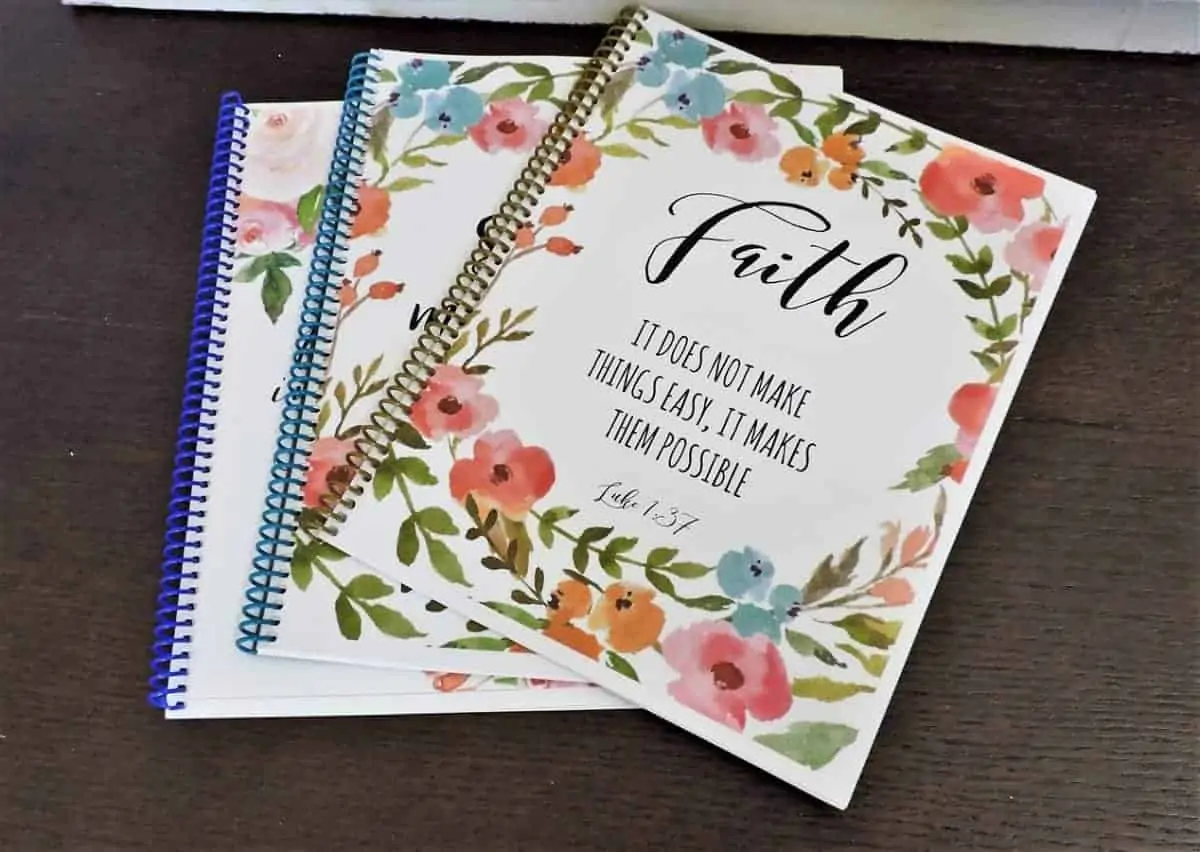 Personalized Bible journals on sale.