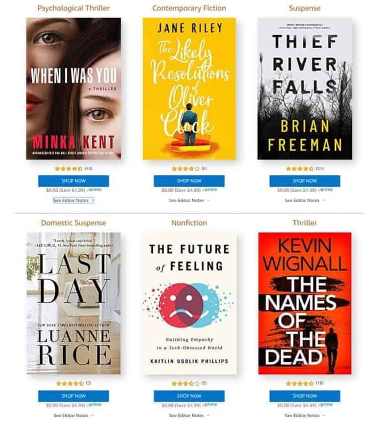 Get Two Kindle First Reads FREE 