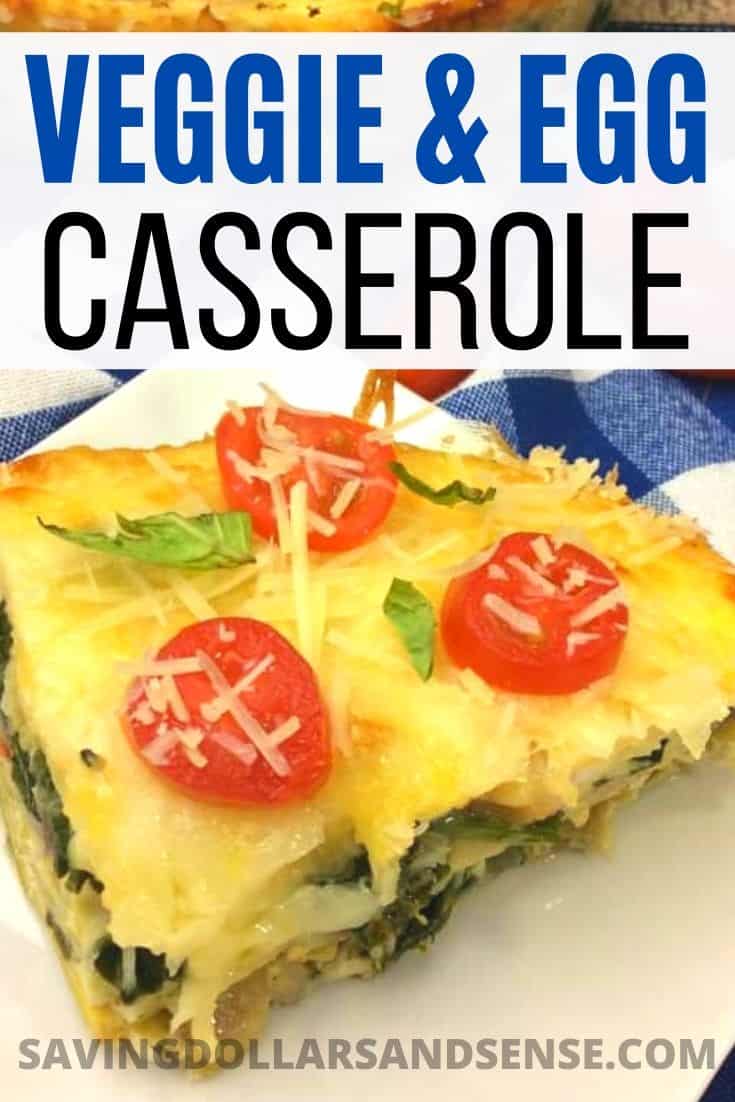 Bacon & Spinach Egg Casserole Recipe