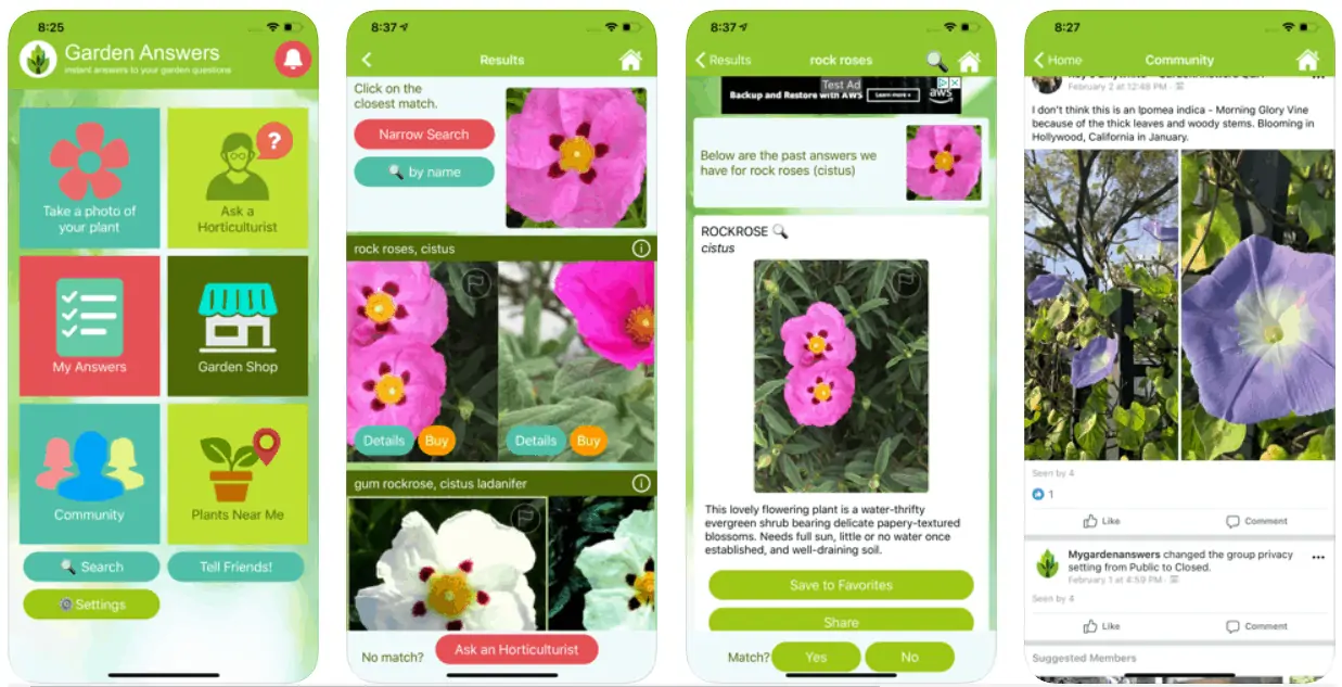 Garden answers is a Gardening Apps for gardeners.