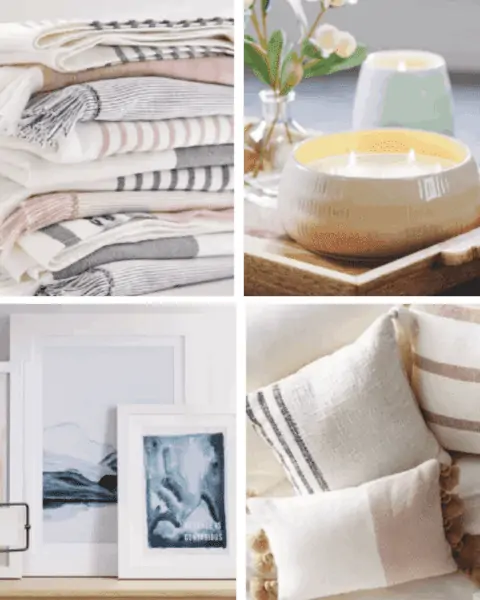A variety of home decor from Hearth and Hand with Magnolia.