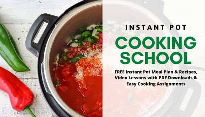 How to use an instant pot in the Instant Pot Cooking School.
